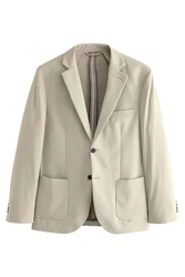 Next Baukastensakko Athletic Fit Anzugsakko mit MotionflexStretch Khaki/Beige/Braun