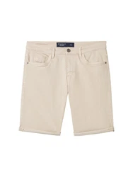 TOM TAILOR Shorts JOSH im Five-Pocket Style Khaki/Beige