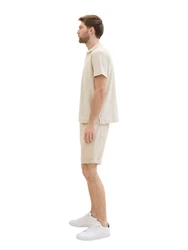 TOM TAILOR Shorts JOSH im Five-Pocket Style Khaki/Beige