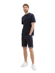 TOM TAILOR Shorts JOSH im Five-Pocket Style Dunkelblau/Blau