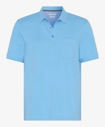 Brax Poloshirt Pullunder STYLE PETE U Hellblau/Blau