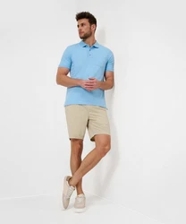 Brax Poloshirt Pullunder STYLE PETE U Hellblau/Blau