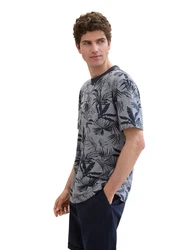 TOM TAILOR T-Shirt Grau/Schwarz/Dunkelblau/Blau/Dunkelgrau