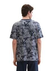 TOM TAILOR T-Shirt Grau/Schwarz/Dunkelblau/Blau/Dunkelgrau