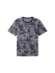 TOM TAILOR T-Shirt Grau/Schwarz/Dunkelblau/Blau/Dunkelgrau