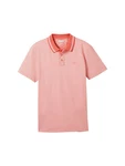 TOM TAILOR Poloshirt T-Shirt Orange/Rot/Rosa/Lila