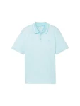 TOM TAILOR Poloshirt T-Shirt Hellblau/Türkis/Blau