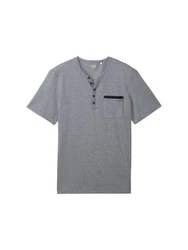 TOM TAILOR T-Shirt Grau/Hellgrau/Dunkelgrau