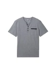 TOM TAILOR T-Shirt Grau/Hellgrau/Dunkelgrau