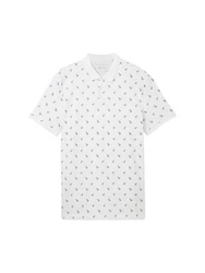 TOM TAILOR Denim Poloshirt Weiß/Dunkelblau/Silber/Rot/Creme