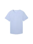 TOM TAILOR DENIM T-Shirt Hellblau/Blau/Lila