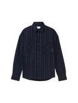 TOM TAILOR DENIM Hemd T-Shirt marine/hellgrau