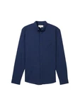 TOM TAILOR Langarmhemd, T-Shirt Dunkelblau/Hellblau