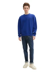 TOM TAILOR Sweatshirt Dunkelblau/Blau/Hellblau