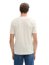 TOM TAILOR T-Shirt Beige/Khaki/Weiß/Schwarz