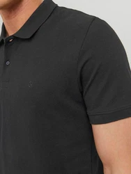 JACK & JONES Poloshirt schwarz