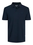 JACK & JONES Poloshirt Dunkelblau/Blau