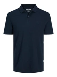 JACK & JONES Poloshirt Dunkelblau/Blau