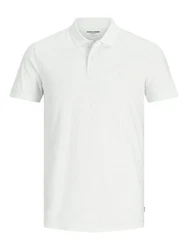 JACK & JONES Poloshirt rot/weiß