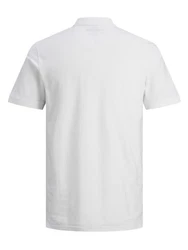 JACK & JONES Poloshirt rot/weiß