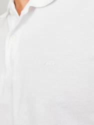 JACK & JONES Poloshirt rot/weiß