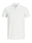 JACK & JONES Poloshirt rot/weiß