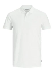 JACK & JONES Poloshirt rot/weiß