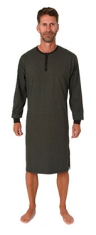 Normann Pyjama Herren langarm Nachthemd