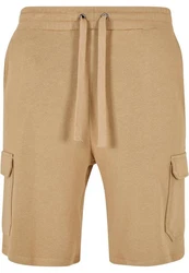 URBAN CLASSICS Herren Organic Cargo Sweatshorts Braun/Beige/Khaki