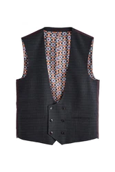 Next Anzugweste Skinny Fit Hellblau/Grau/Schwarz/Mischfarben