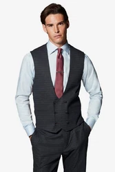 Next Anzugweste Skinny Fit Hellblau/Grau/Schwarz/Mischfarben