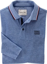 Cerruti 1881 Poloshirt Blau/Dunkelblau/Hellblau/Grau