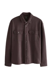 Hemdjacke Strukturierte Premium Jersey-Hemdjacke (1-St)