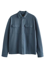 Hemdjacke Jersey-Hemdjacke mit Struktur (1-St)