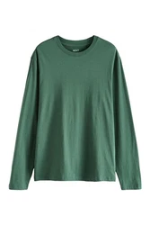 Next Langarmshirt Rundhalsshirt Regular Fit 