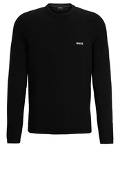 BOSS GREEN Strickpullover Sweatshirt Perform-X_CN grün