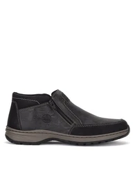 Schnrschuhe Herren 03352-45 Schwarz Schnrboots