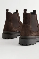 Next Chelsea-Stiefelette mit rutschfester Sohle Chelseaboots Braun/Dunkelbraun