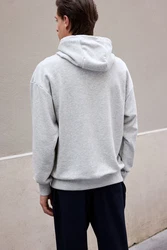 Next Kapuzensweatshirt Hoodie mit Grafik-Print Grau/Silber/Hellgrau/Braun