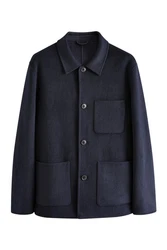 Next Hemdjacke Dunkelblau/Hellblau/Blau