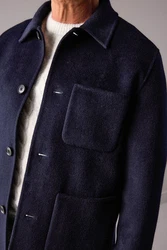 Next Hemdjacke Dunkelblau/Hellblau/Blau