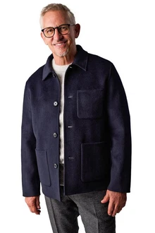 Next Hemdjacke Dunkelblau/Hellblau/Blau