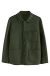 Next Hemdjacke Dunkelgrün/Grün