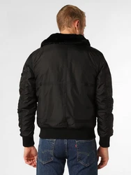 Alpha Industries Winterjacke Schwarz/Dunkelrot/Grau/Rot
