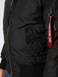 Alpha Industries Winterjacke Schwarz/Dunkelrot/Grau/Rot