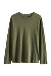 Langarmshirt Rundhalsshirt Regular Fit (1-tlg)