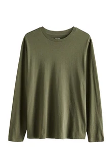 Next Langarmshirt Rundhalsshirt Regular Fit