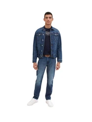 TOM TAILOR T-Shirt marine/weiß