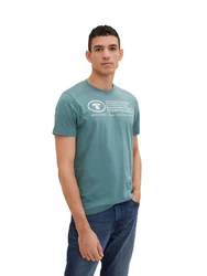 TOM TAILOR T-Shirt Grün/Türkis