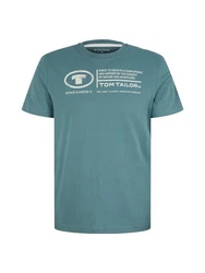 TOM TAILOR T-Shirt Grün/Türkis